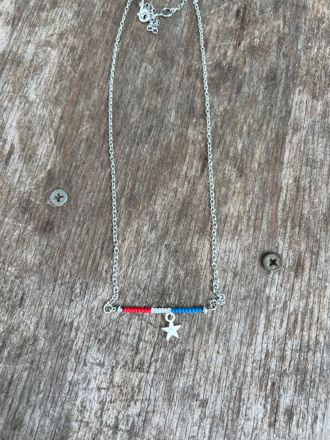 Patriotic Bar Necklace